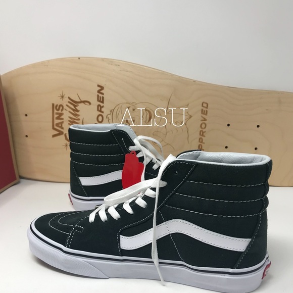 VANS SK8-HI Scarab True White Suede W AUTHENTIC - Picture 7 of 8